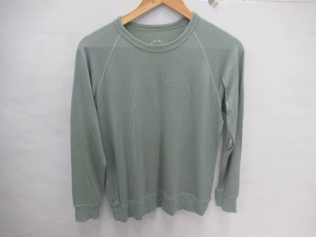 山と道 Merino Pullover Granite Green