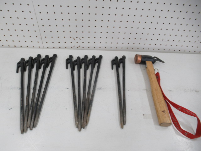 Snow Peak（スノーピーク） ペグハンマー・ソリッドステーク セット