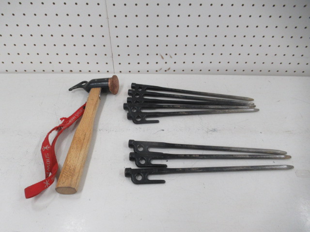 Snow Peak（スノーピーク） ソリッドステーク30×8本・ペグハンマーPro.C セット