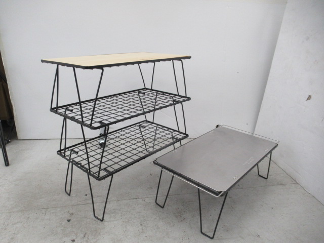 UNIFLAME（ユニフレーム） フィールドラック 4点 天板 ケースセット