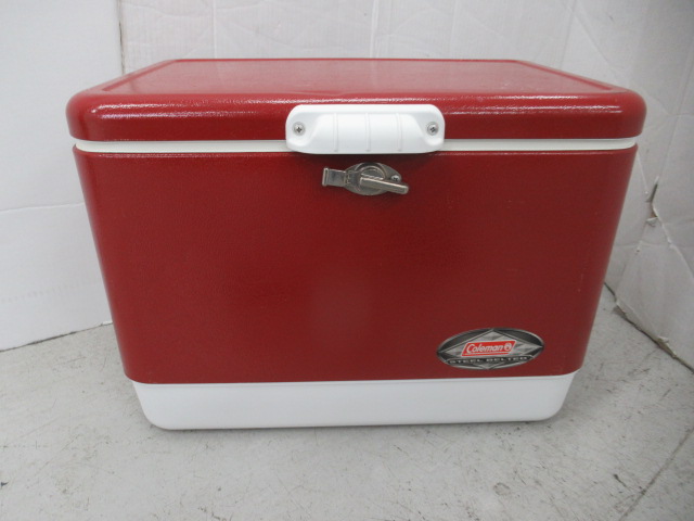 Coleman（コールマン） スチールベルトクーラー 54QT レッド