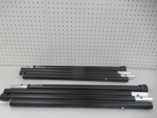 FIELDOOR（フィールドア） アルミテントポール280×2本・ケースセット