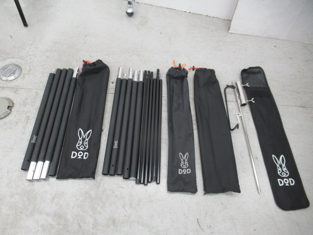 DOD（ディーオーディー） ビッグタープポール セット ブラック XP5-507K