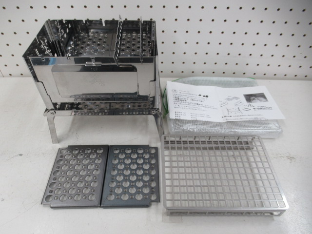 その他ブランド 笑's コンパクト焚き火グリルB-6君 3点セット