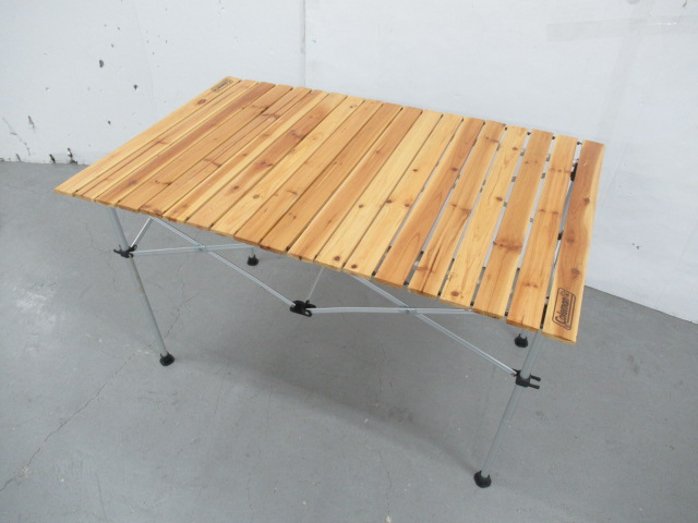 Coleman（コールマン） ナチュラルウッドロールテーブル 110