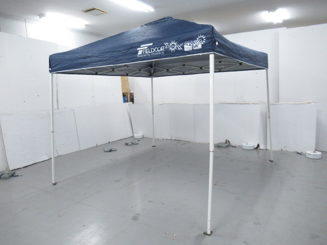 FIELDOOR（フィールドア） ワンタッチ タープテント 2.5×2.5m スチール