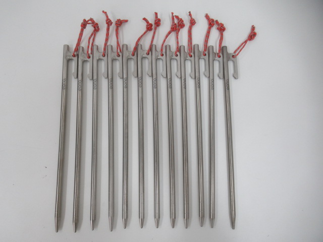 その他ブランド eono チタンペグ 25cm 12本セット