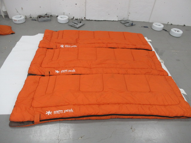 Snow Peak（スノーピーク） 封筒型化繊シュラフ3点セット