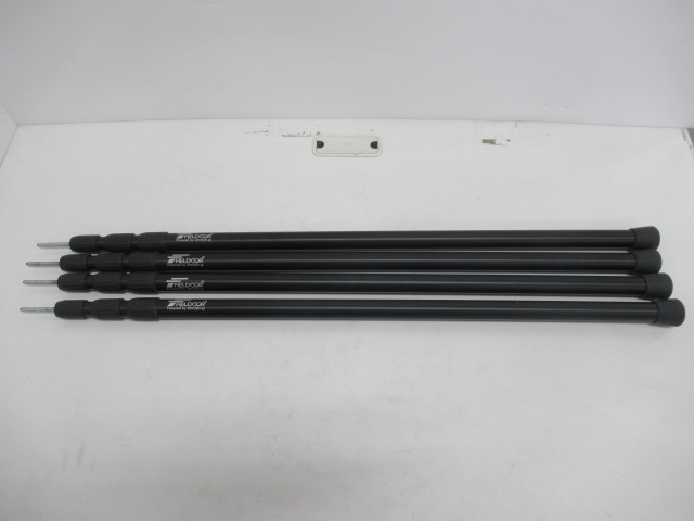 FIELDOOR（フィールドア） 伸縮式アルミテントポール230cm×4本セット