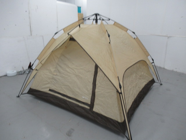 その他ブランド AND DECO ワンタッチドームテント 2.1m ベージュ