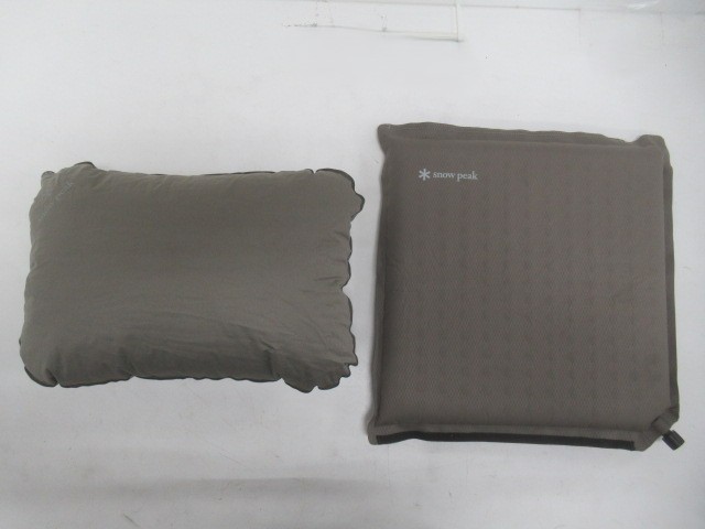 Snow Peak（スノーピーク） ストレッチピロー マット&ピロー 2点セット スノーピーク