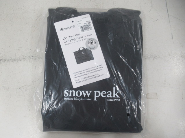 Snow Peak（スノーピーク） マルチパーパストートバッグ S ブラック (1)