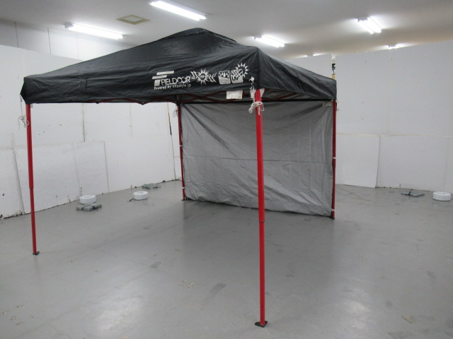 FIELDOOR（フィールドア） ワンタッチタープテント2.5×2.5m・サイドシートセット