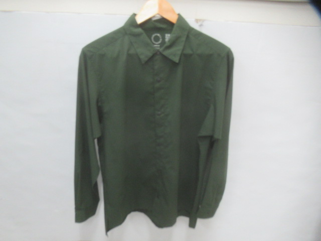 山と道  UL Shirt Duck Green