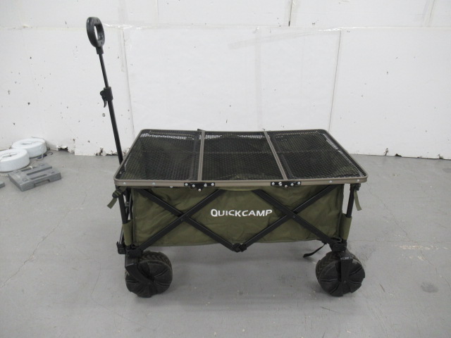 QUICKCAMP（クイックキャンプ） キャリーワゴン 大型タイヤ テーブルセット クイックキャンプ