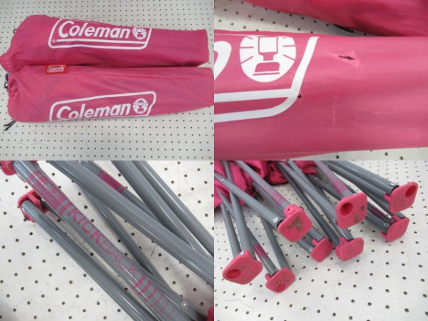 Coleman（コールマン）  キックバックチェアST PNK 2脚セット