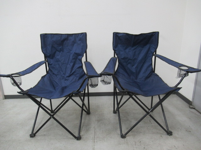 ノーブランド  チェア2脚・パラソルセット