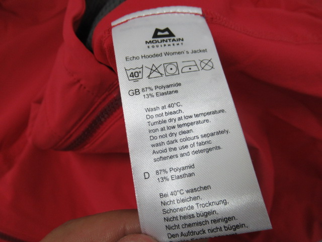 MOUNTAIN EQUIPMENT（マウンテンイクイップメント）  【値下げ】ウィメンズ・エコー・フーデッド・ジャケット