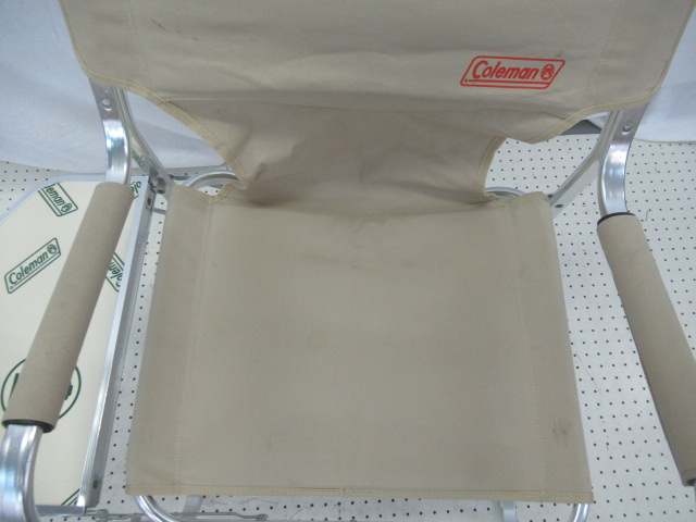 Coleman（コールマン）  ニューサイドテーブル付キャプテンチェア ベージュ