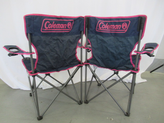Coleman（コールマン）  アームチェア ネイビー 2脚セット