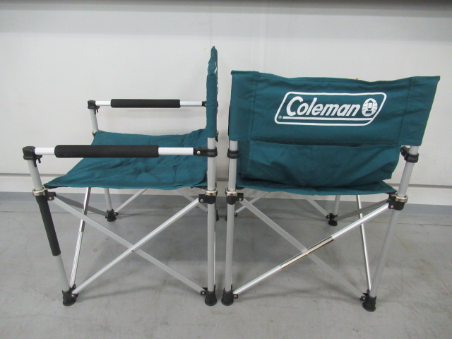 Coleman（コールマン）  スリムキャプテンチェア グリーン セット (2)