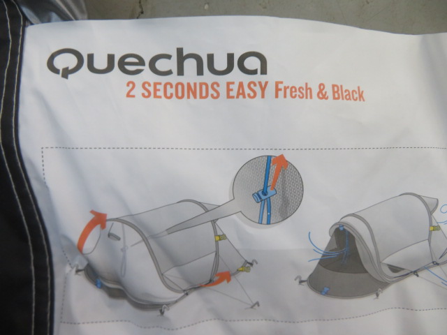 Quechua（ケシュア）  2 SECONDS EASY 3 FRESH&BLACK