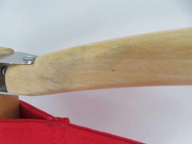 Hilander(ハイランダー) ウッドフレームチェア コットン レッド