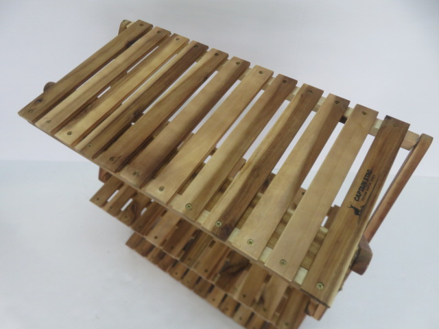 CAPTAIN STAG(キャプテンスタッグ) CSクラシックス 木製3段MOVEラック600