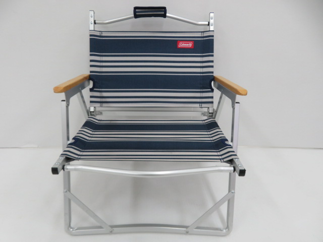 Coleman（コールマン）  ファイヤープレイスフォールディングチェア ネイビーボーダー
