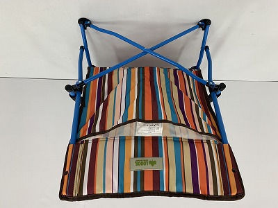 LOGOS（ロゴス）  ストライプあぐらチェア 73173016