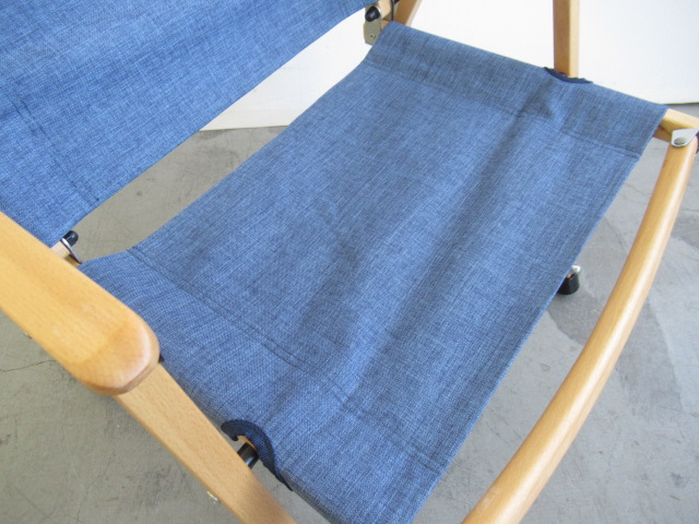 Hilander（ハイランダー）  ウッドフレームチェア HCA0177 デニム (1)