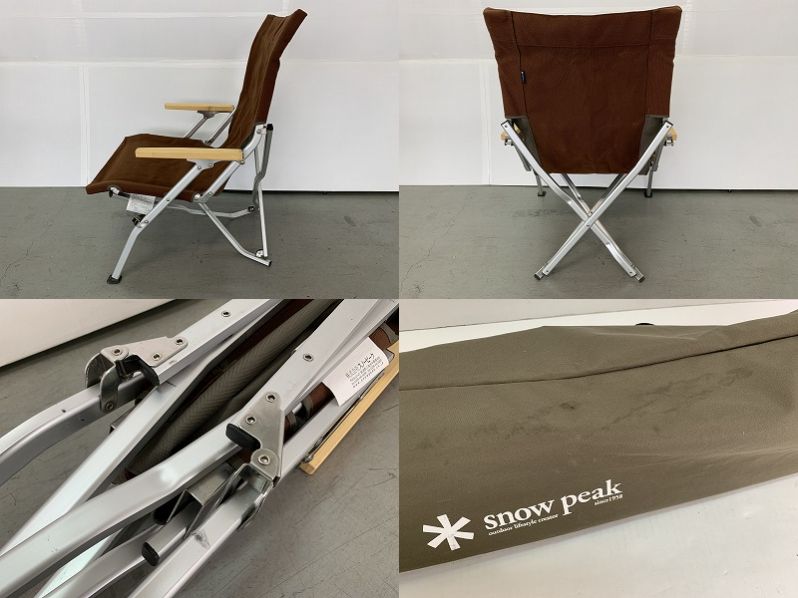 Snow Peak（スノーピーク）  ローチェア30 ブラウン