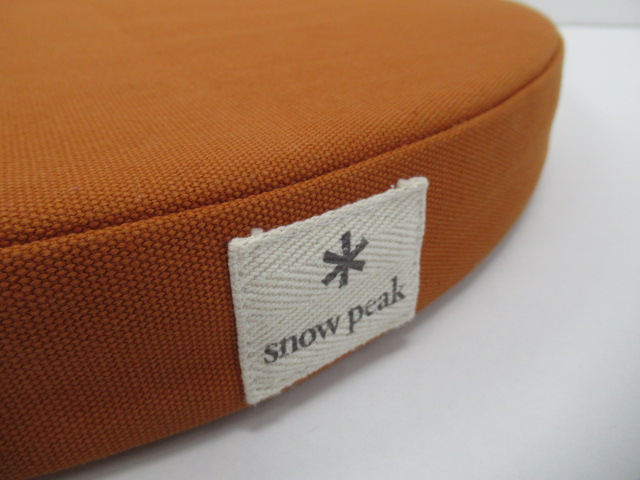 Snow Peak（スノーピーク）  ラウンジクッション オレンジ