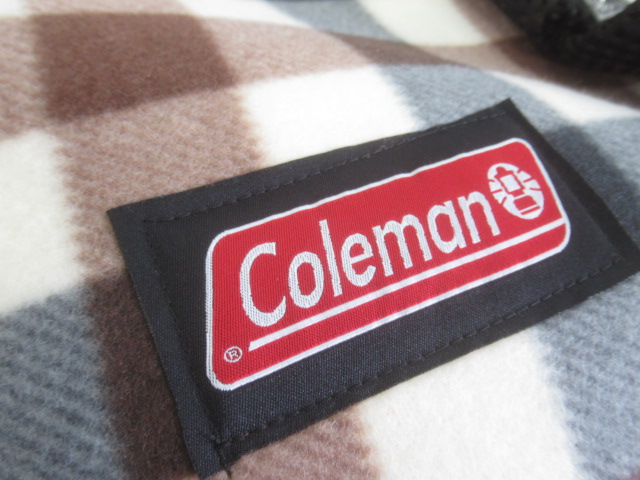 Coleman（コールマン）  フリースチェアカバー ブラウンチェック セット