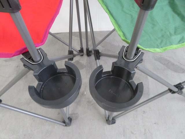 Coleman（コールマン）  カップホルダー付きスリムチェア 2脚セット