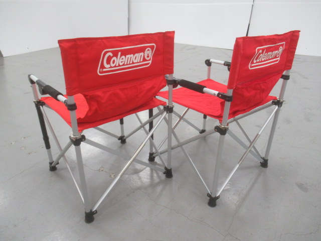 Coleman（コールマン）  スリムキャプテンチェア2 レッド 170-5669 セット