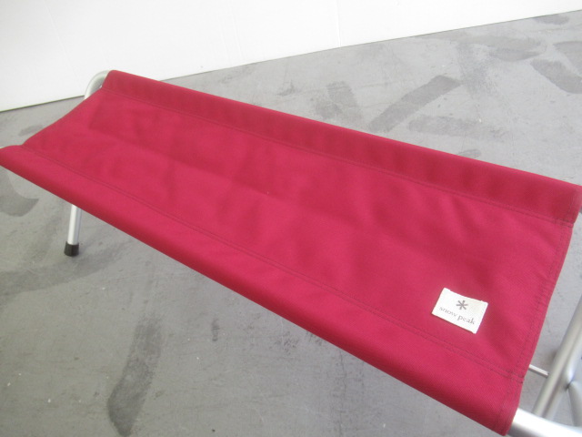 Snow Peak（スノーピーク）  FDベンチ レッド LV-071RD