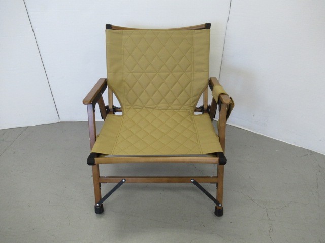 その他ブランド フォールディング ウッドチェア タン