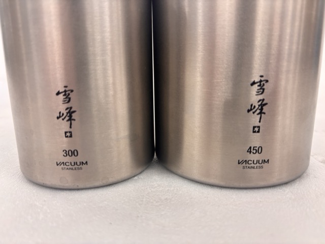 Snow Peak（スノーピーク）  真空雪峰スタッキングマグ300/450マットセット