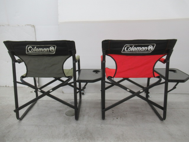 Coleman（コールマン）  サイドテーブル付きデッキチェアST 2脚セット