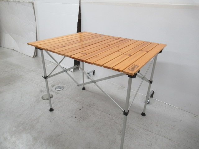 Coleman（コールマン）  ナチュラルウッド ロールテーブル90