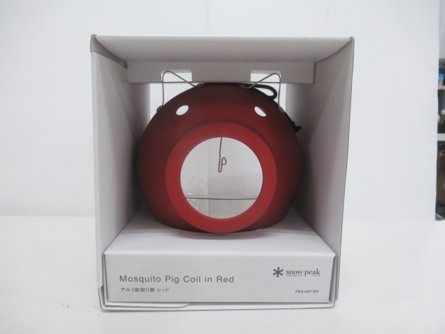 Snow Peak(スノーピーク) アルミ蚊取り豚 レッド