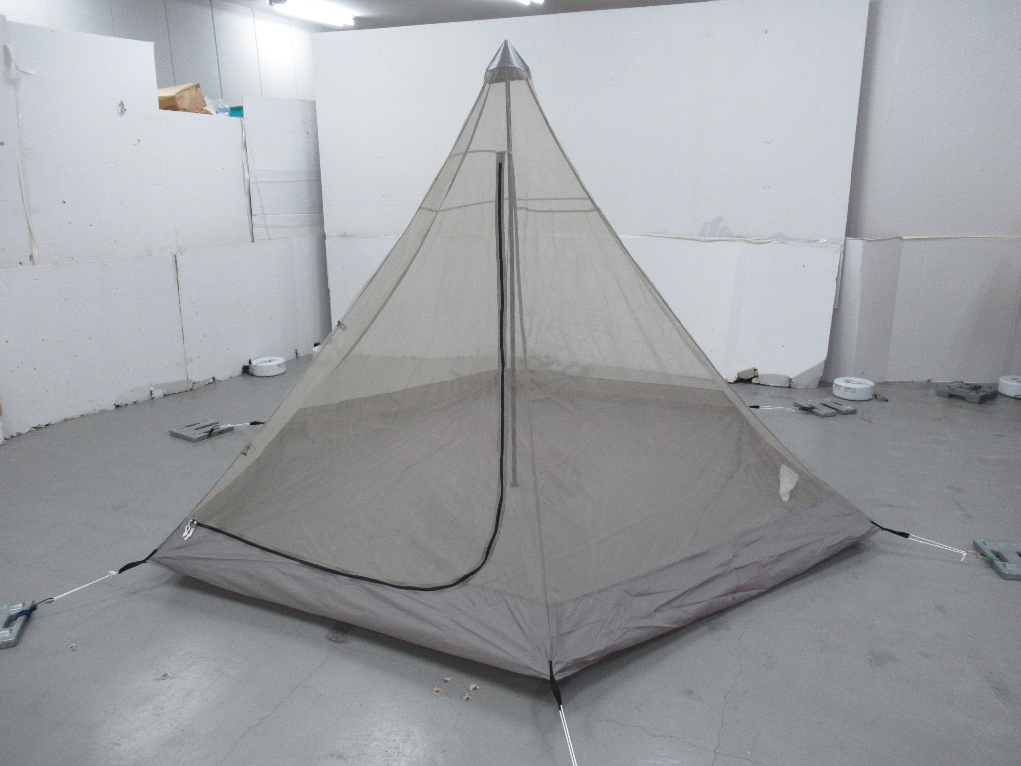 DOD（ディーオーディー）  ワンポールテントM ブラック セット