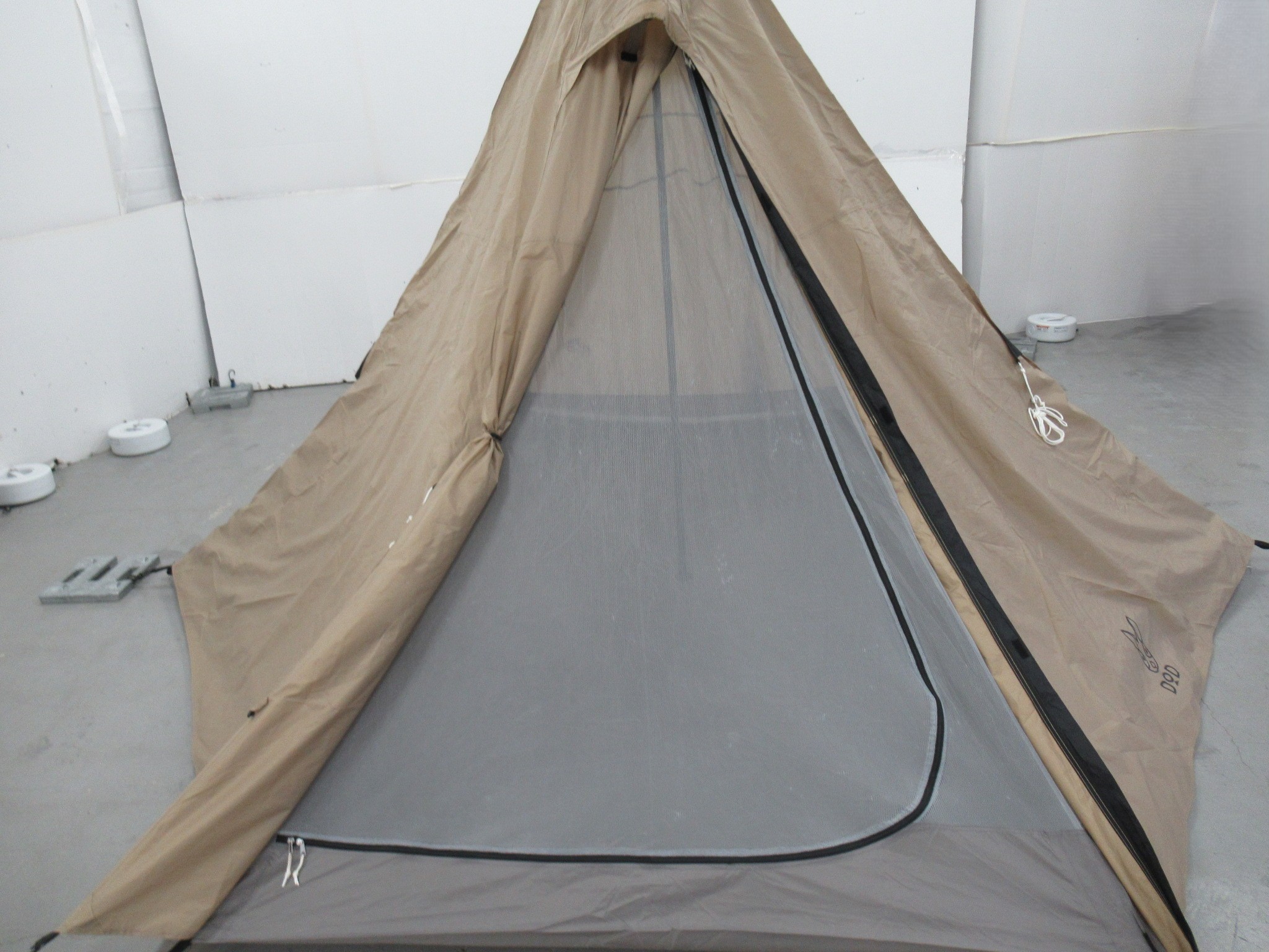 DOD（ディーオーディー）  ワンポールテントM タン グランドシートセット