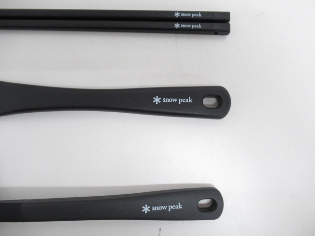 Snow Peak(スノーピーク) シリコーン菜箸、スパチュラ、キッチンスプーンセット