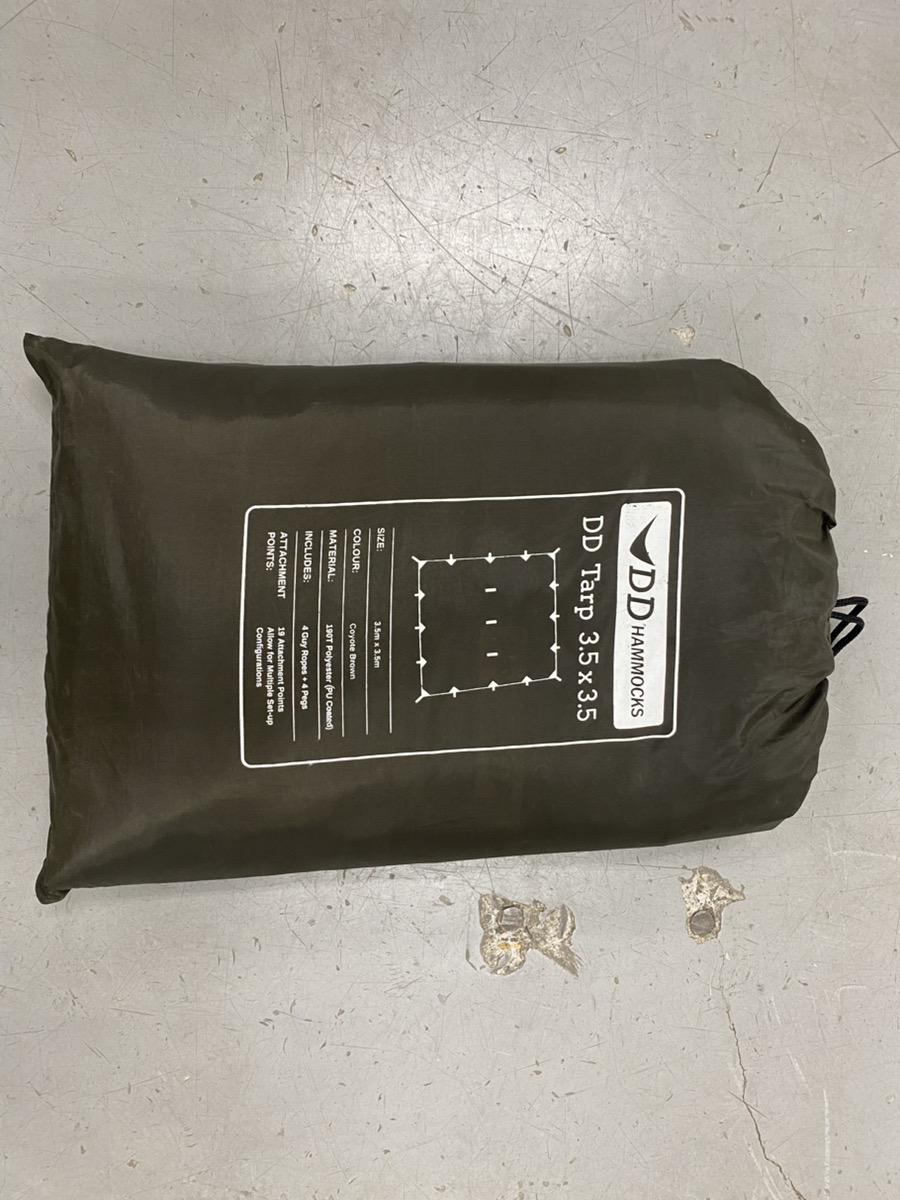 中古美品DDタープ3.5×3.5 DDタープ 3.5m DD Tarp 3.5×3.5 DDハンモック 日よけ 防水