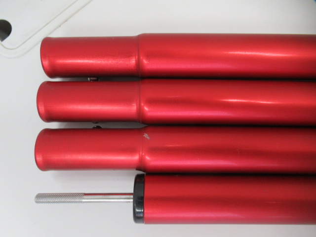 Snow Peak（スノーピーク）  ウイングポールレッド 240cm(TP-002RD)