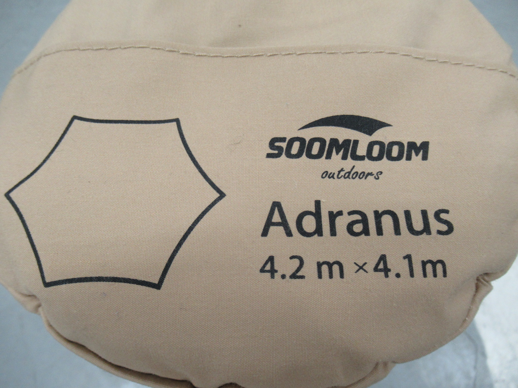 Soomloom（スームルーム）  Adranus アドラヌス ヘキサタープ 4.2×4.1m