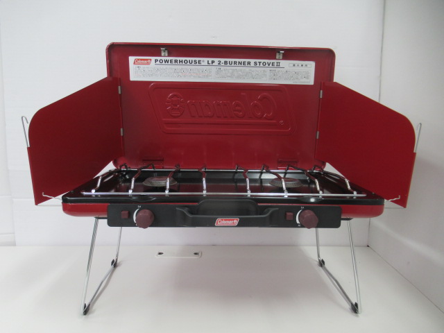 Coleman（コールマン）  パワーハウスLP ツーバーナーストーブ 2 レッド