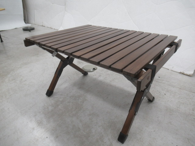 その他ブランド ウッドロールテーブル 90cm